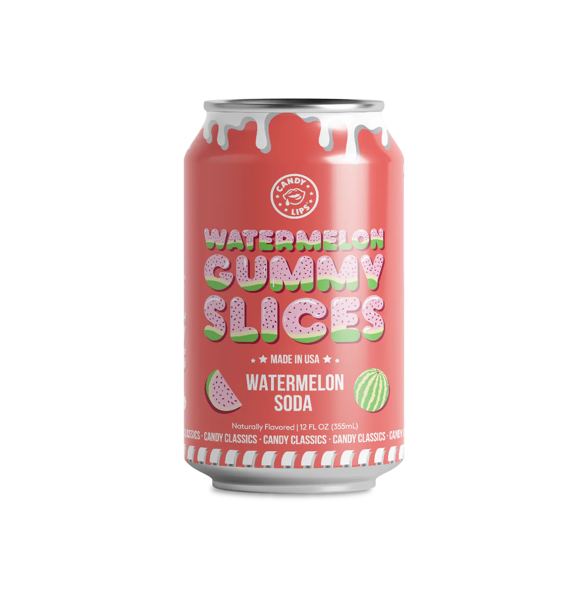 Candy Lips Watermelon Slices Soda Drink image 0
