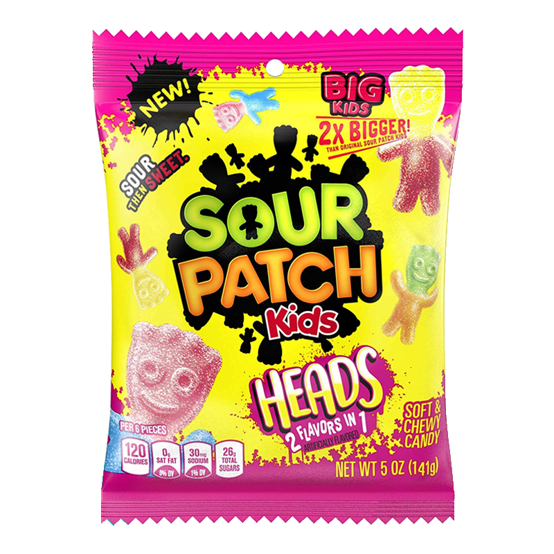 Sour Patch Kids Heads (141g) image 0