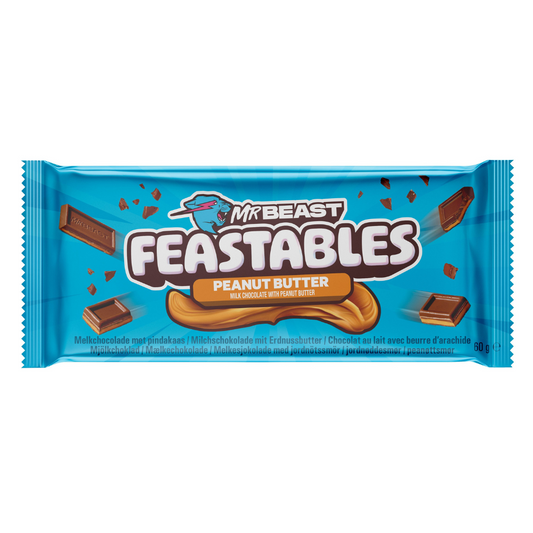 Feastables MrBeast Milk Chocolate with Peanut Butter Bar 60g image 0