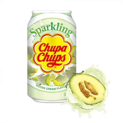 Chupa Chups Sparkling Melon Cream Drink image 0