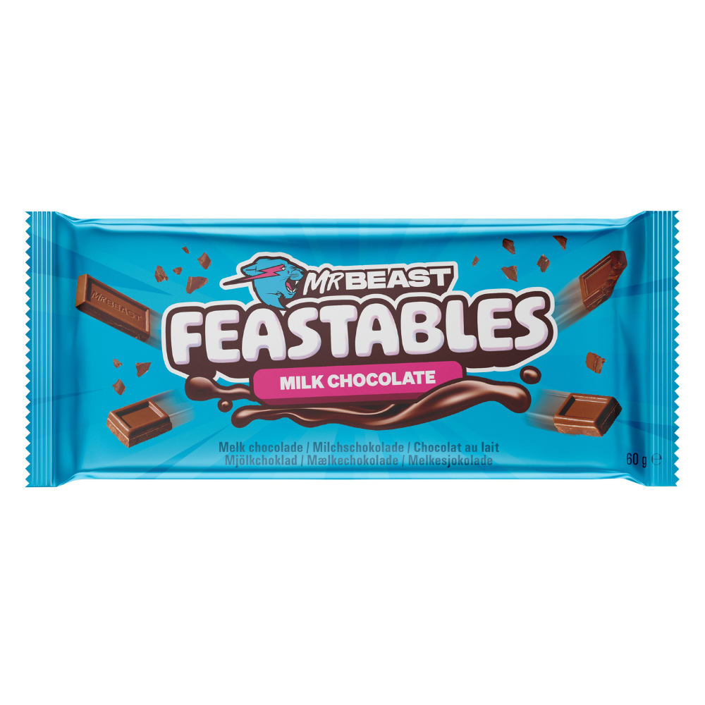 Feastables MrBeast Milk Chocolate Bar 60g image 0