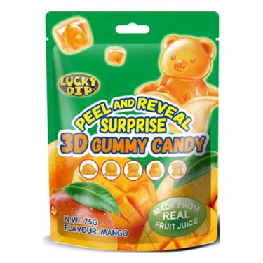 3D Mango Surprise Peel &amp; Reveal Gummies 75g image 0