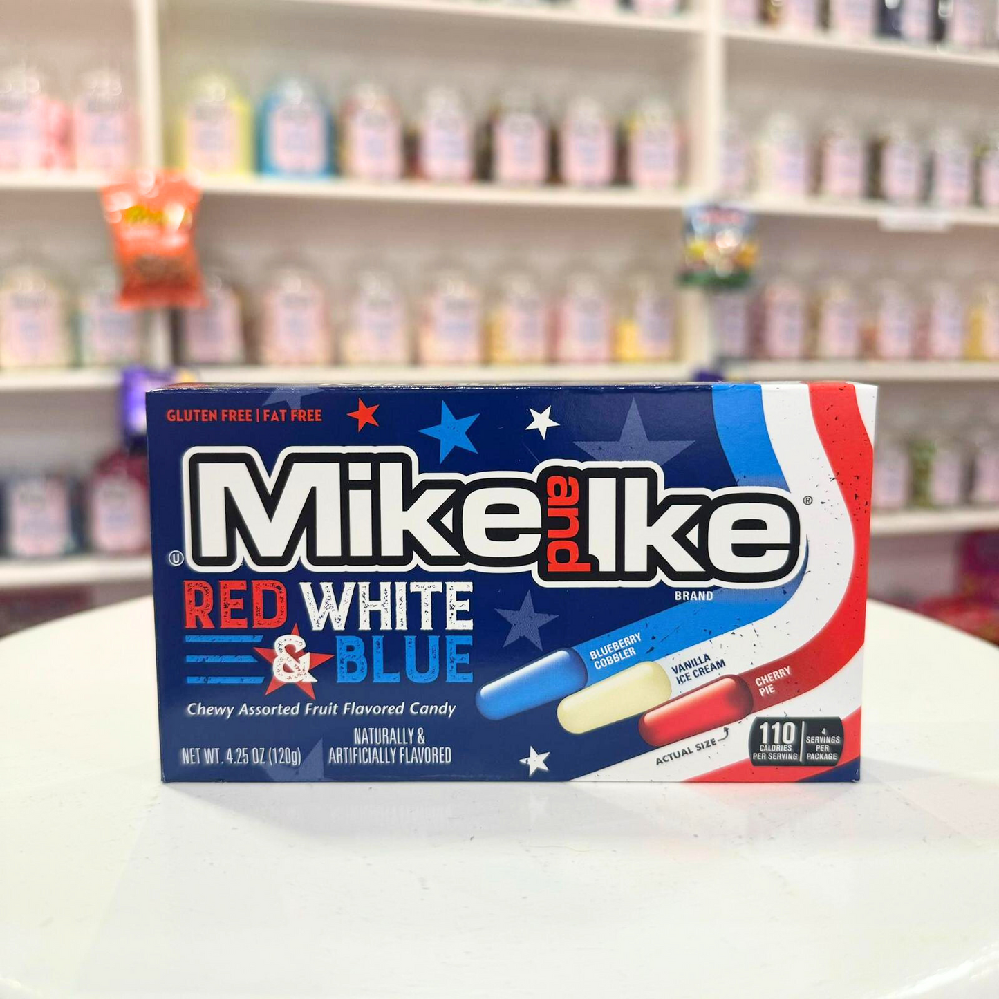 Mike &amp; Ike's Red, White &amp; Blue 120g image 0