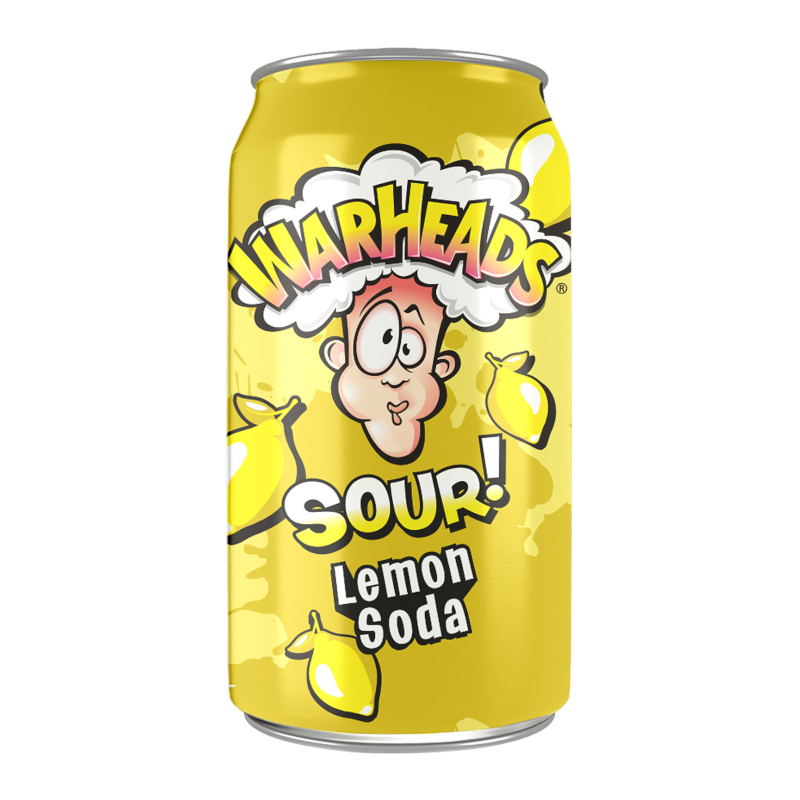 Warheads SOUR! Lemon Soda Drink image 0