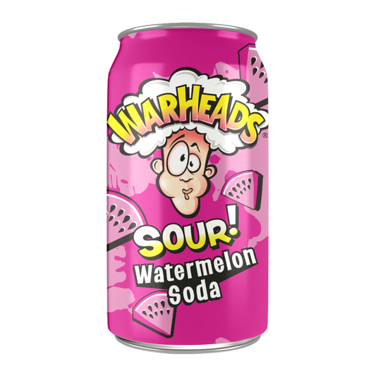 Warheads SOUR! Watermelon Soda Drink image 0