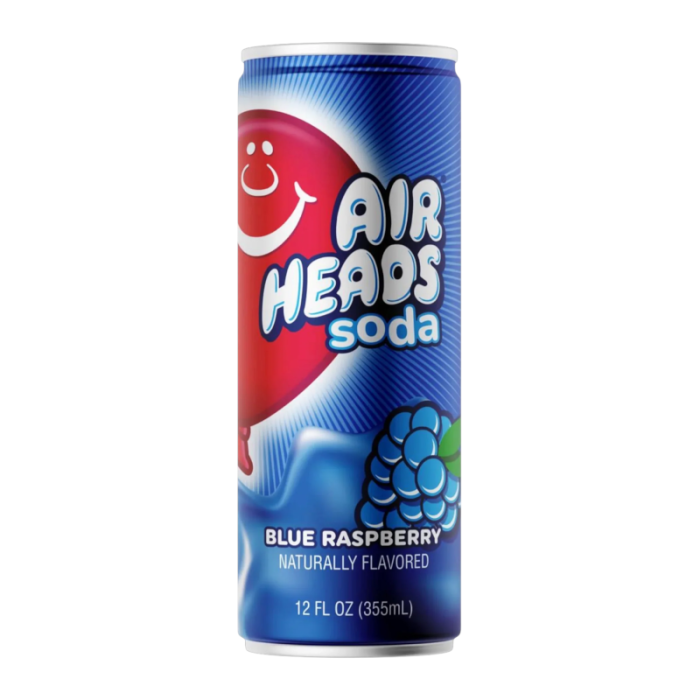 Airheads Soda Blue Raspberry  - (355ml)