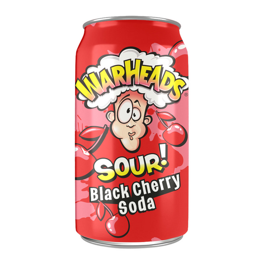 Warheads SOUR! Black Cherry Soda Drink image 0