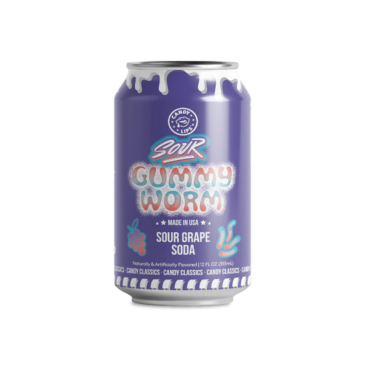 Candy Lips Gummy Worm Soda Drink image 0