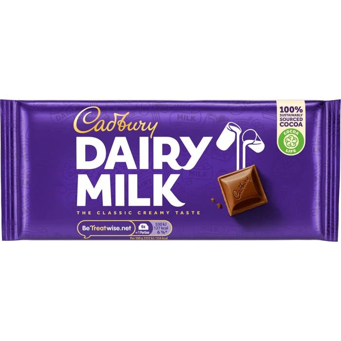 Cadbury Dairy Milk Chocolate Bar