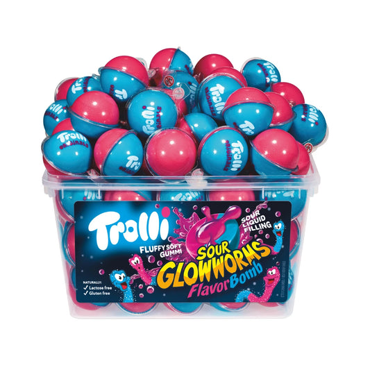 Trolli Sour Glow Worms Flavour Bomb image 0